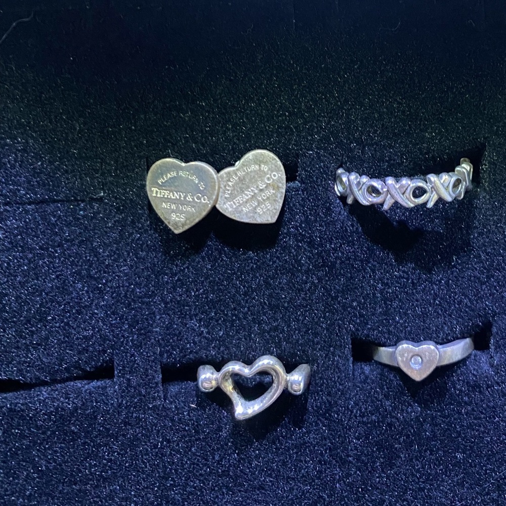 Tiffany co earrings heart
